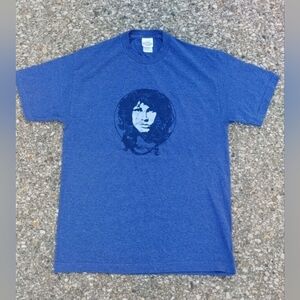 Vtg 2006 The Doors Jim Morrison T-Shirt Winterland AAA Print Large Blue Y2K